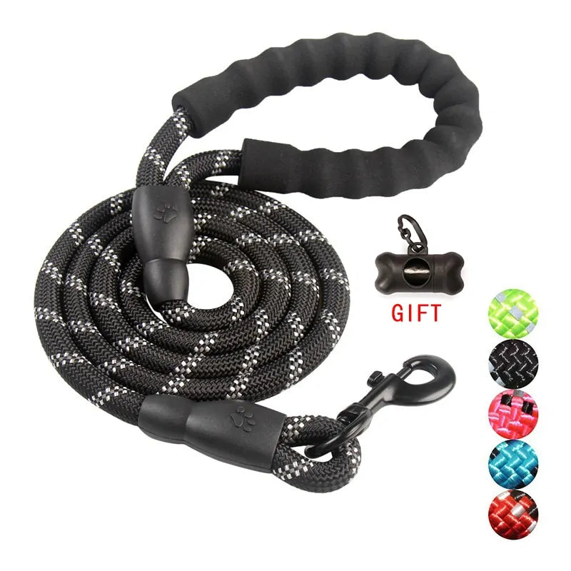 Dog Reflective Mesh Padded Leash