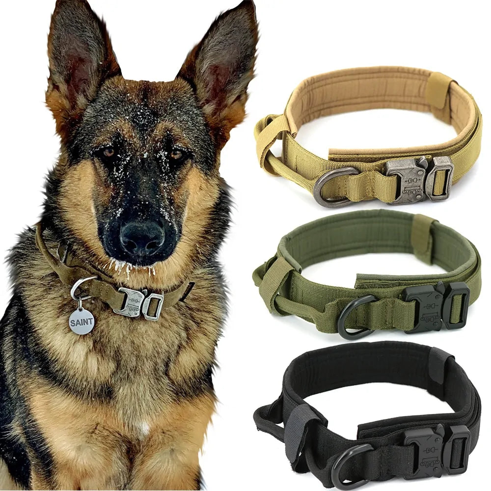 Military Adjustable Dog Collar