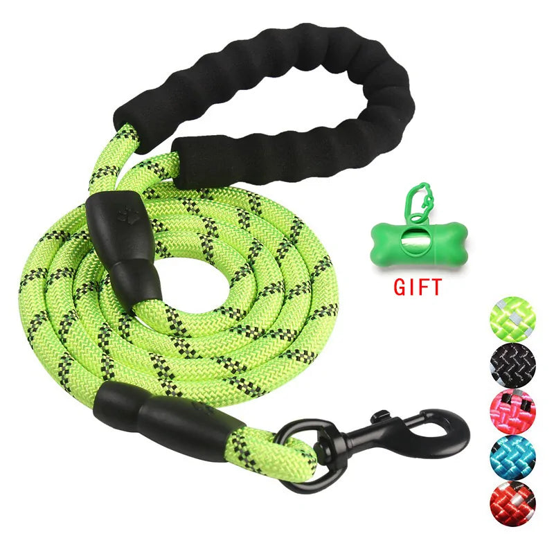 Dog Reflective Mesh Padded Leash