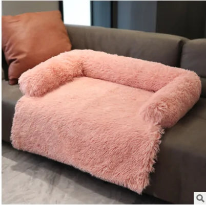 Fluffy Plush Washable Dog Bed